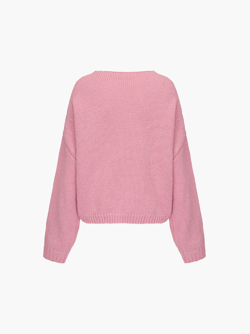 Cardigan mit Schleifendetails-Cardigan-Vera Lusso