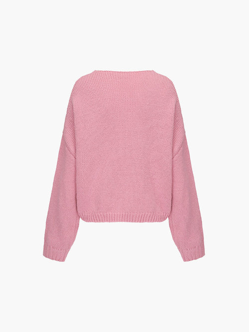Cardigan mit Schleifendetails-Cardigan-Vera Lusso