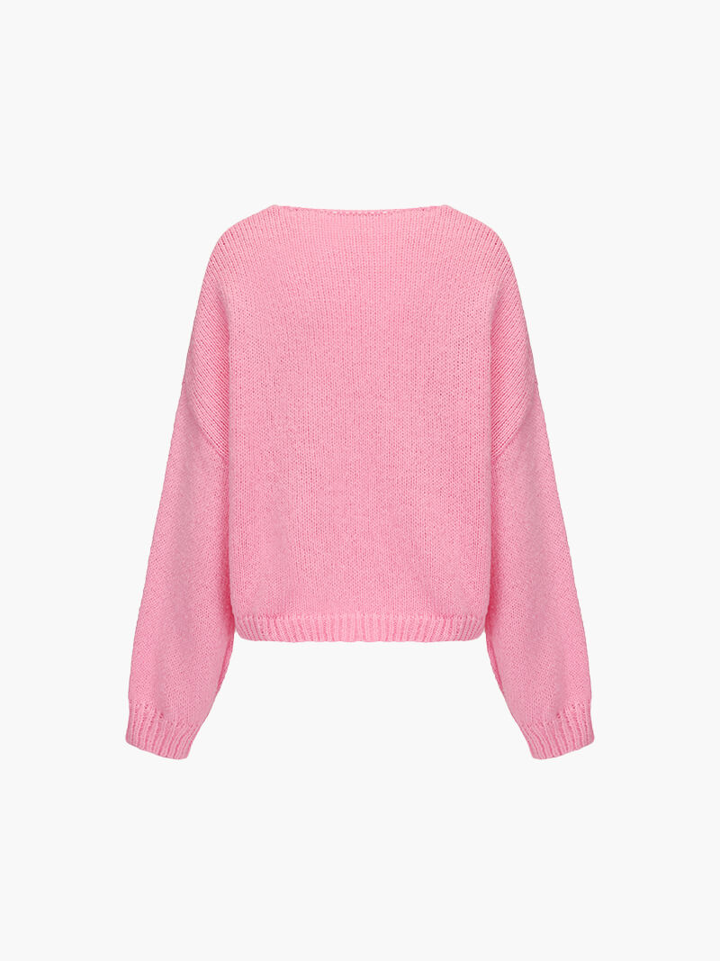 Cardigan mit Schleifendetails-Cardigan-Vera Lusso