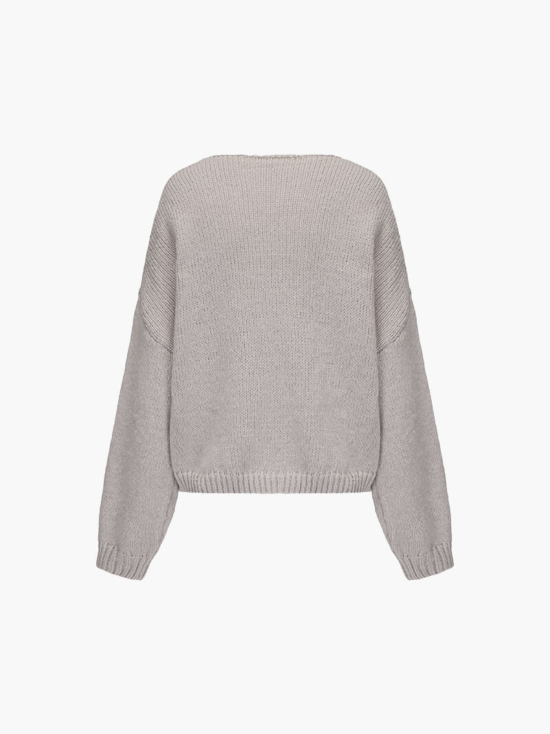 Cardigan mit Schleifendetails-Cardigan-Vera Lusso