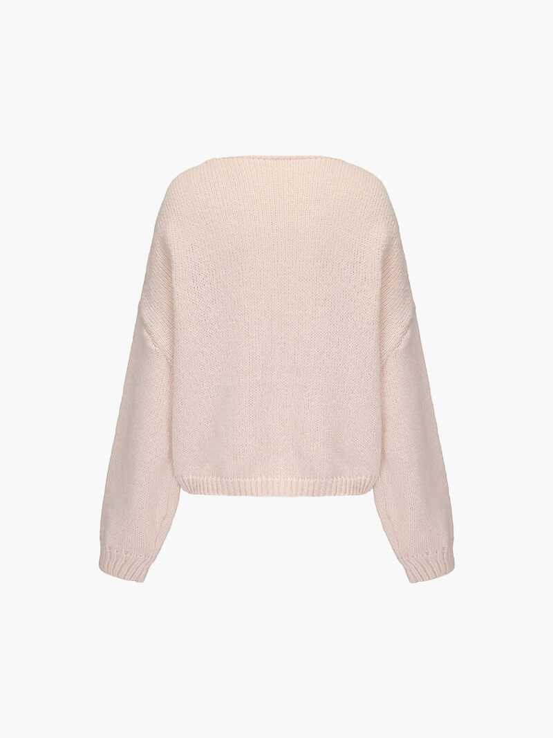 Cardigan mit Schleifendetails-Cardigan-Vera Lusso