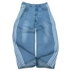 Hohe Taille Baggy Jeans-Jeans-Blau-S-Vera Lusso