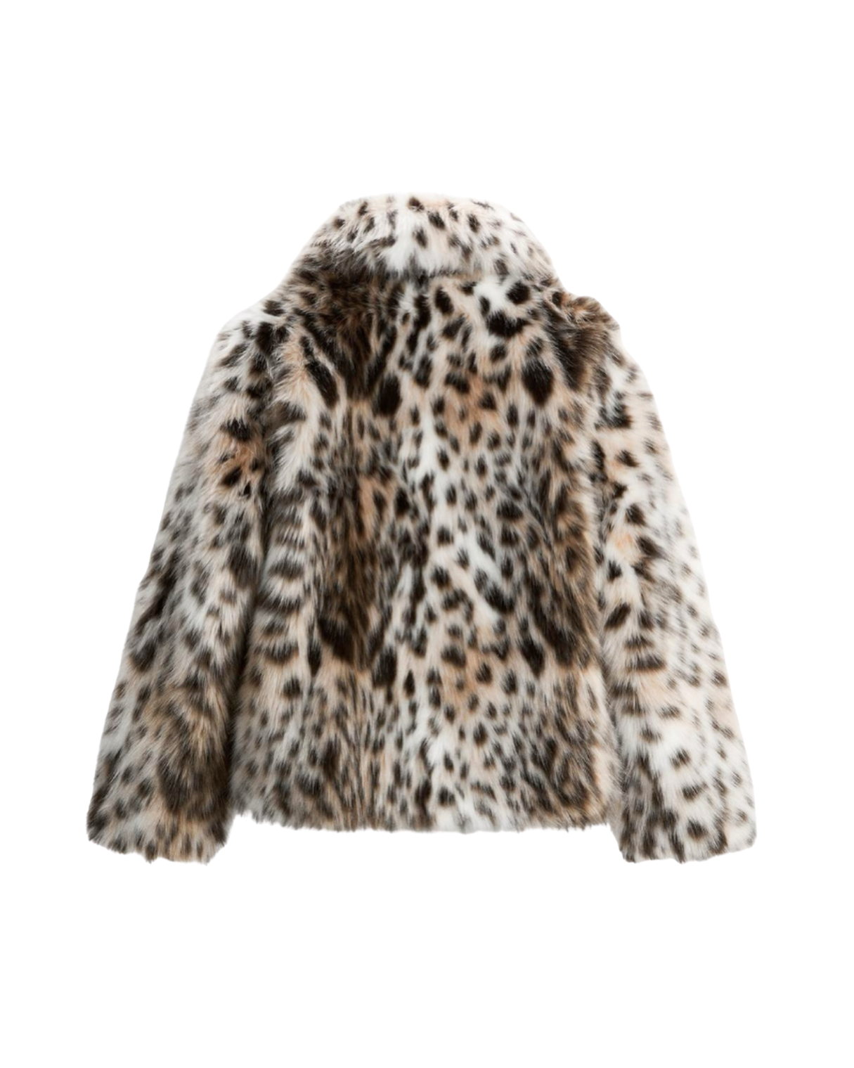 Leoparden Kunstfell Jacke Luxuriöses Design-Jackets-Vera Lusso
