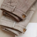 Stilvolle Wollhosen-Trousers-Vera Lusso