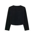 Vintage Cropped Jacke – Feminin, raffiniert & zeitlos-Jackets-Vera Lusso