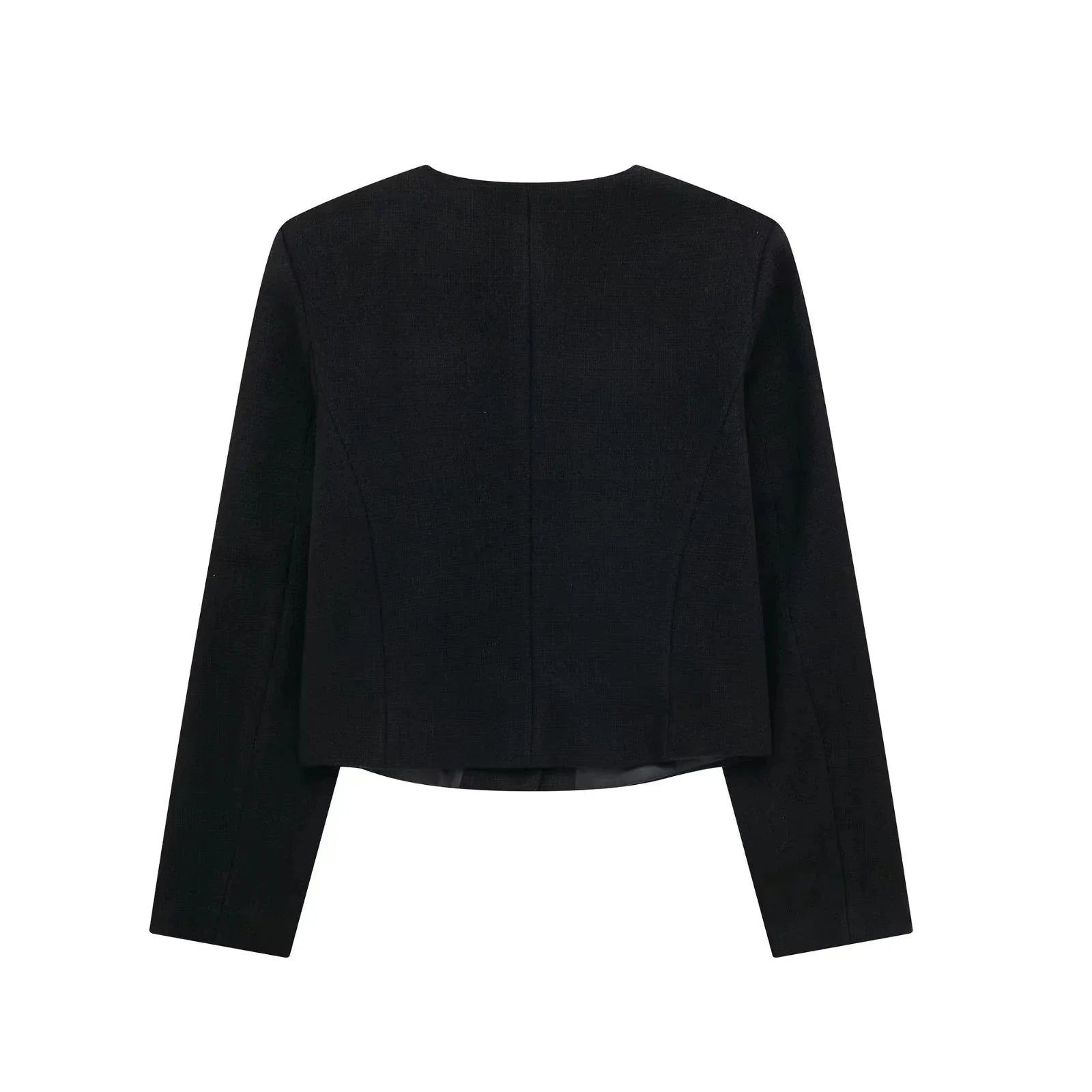 Vintage Cropped Jacke – Feminin, raffiniert & zeitlos-Jackets-Vera Lusso