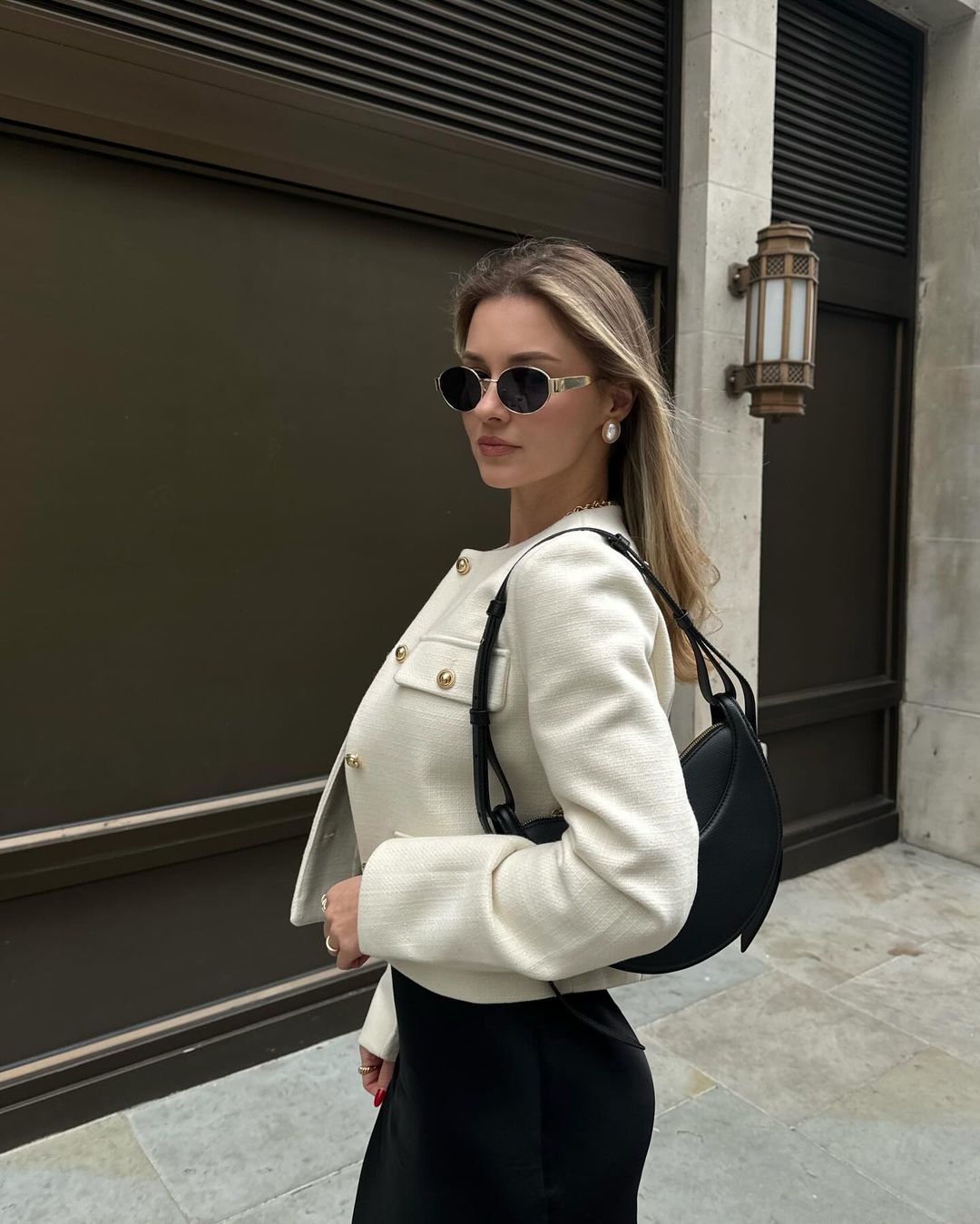 Vintage Cropped Jacke – Feminin, raffiniert & zeitlos-Jackets-Vera Lusso