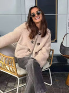 Warmer Sheep-Fleece-Cardigan-Cardigan-Vera Lusso